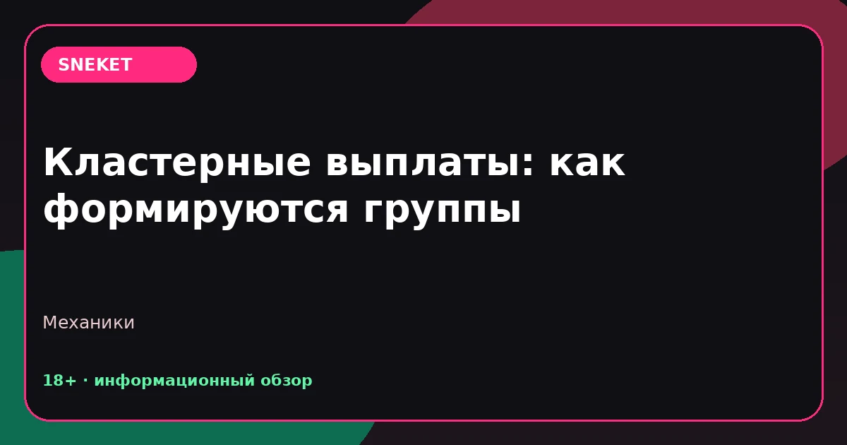 Кластерные выплаты: как формируются группы